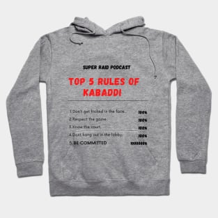 5 Rules Hoodie